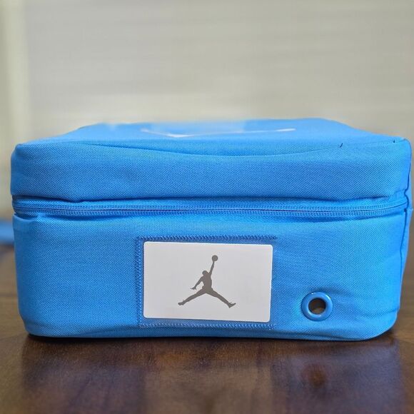 Nike Air Jordan UNC Shoe Bag Soft Case Universuty Blue Jumpman Zipper Closure LE - Picture 5 of 11